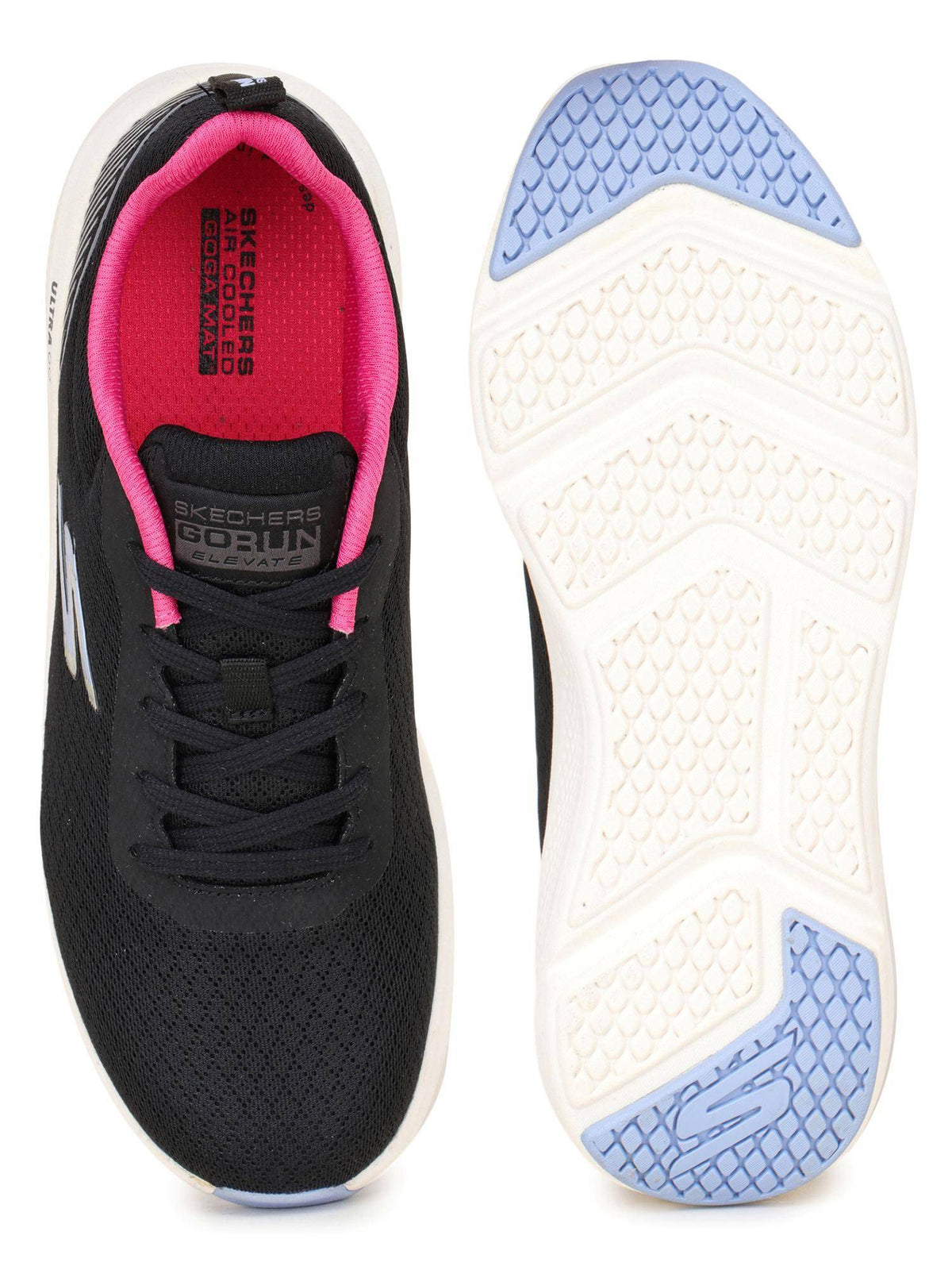 Women GO RUN ELEVATE Running Shoes - Black | SH9 - view 4