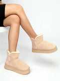 Women Beige Solid Casual Boots | BT61 - view 1