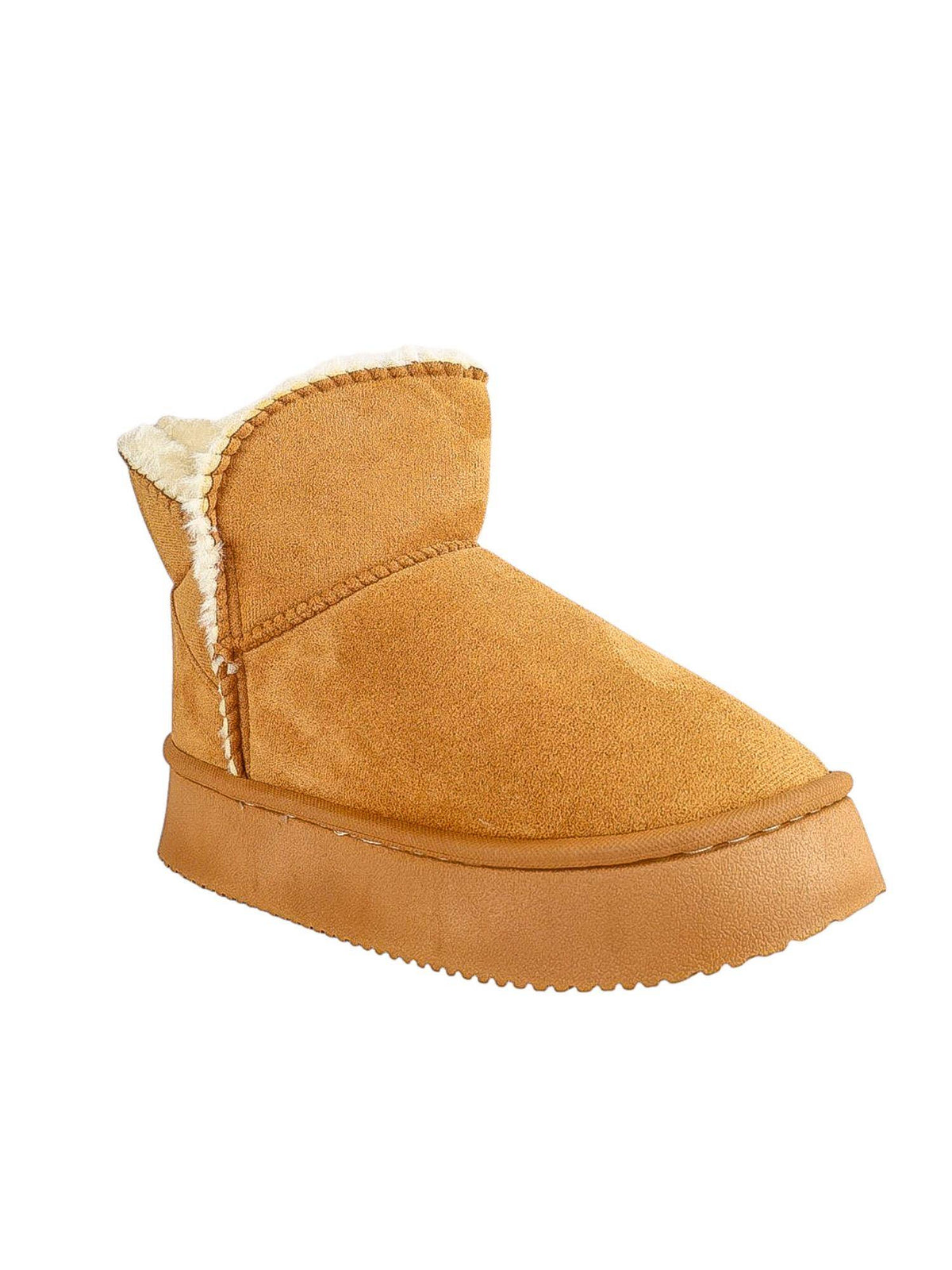 Women Brown Solid Casual Boots | BT61 - view 2