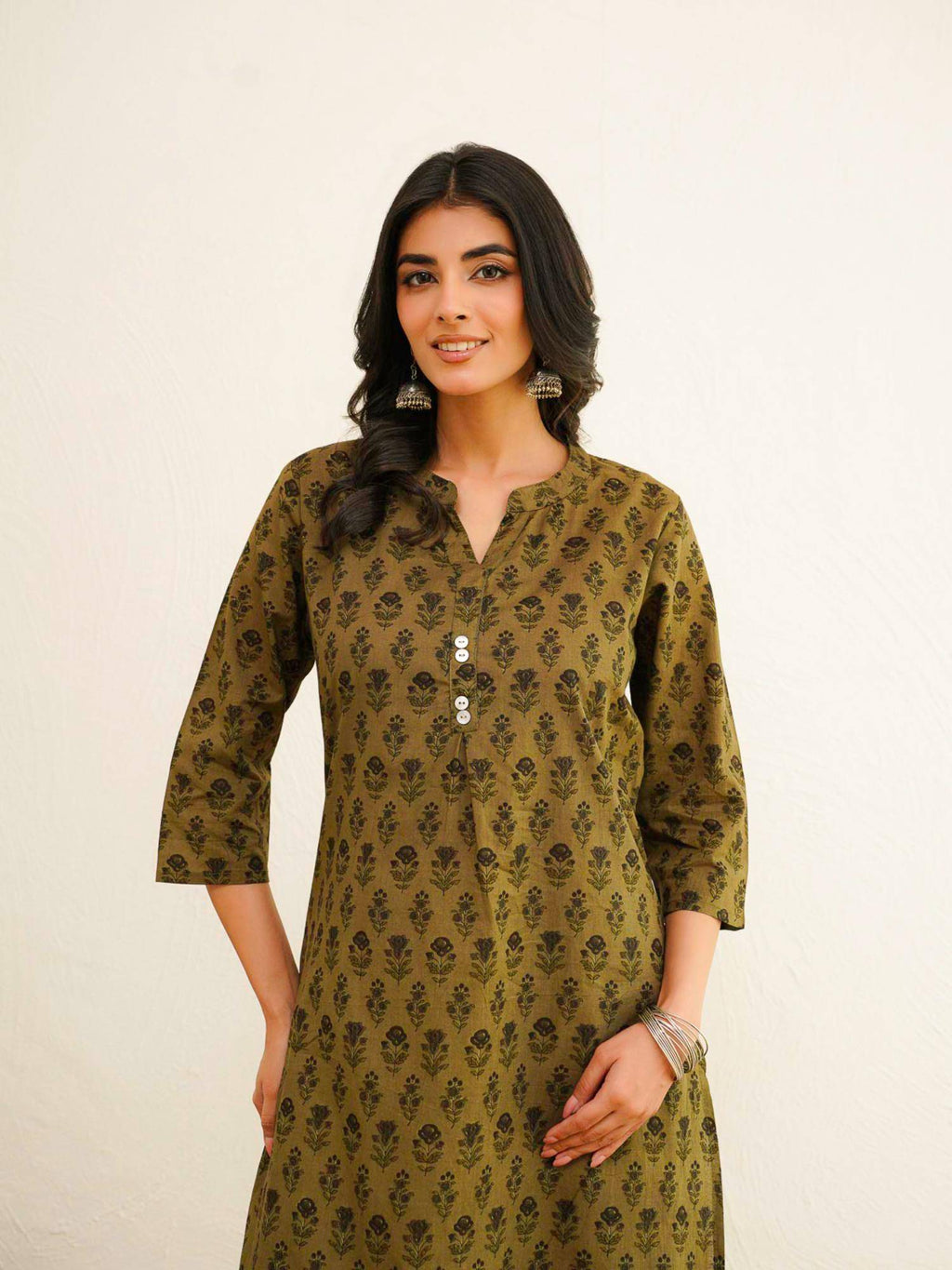 Cotton Pleat Kurta For Women | KDG - view 7