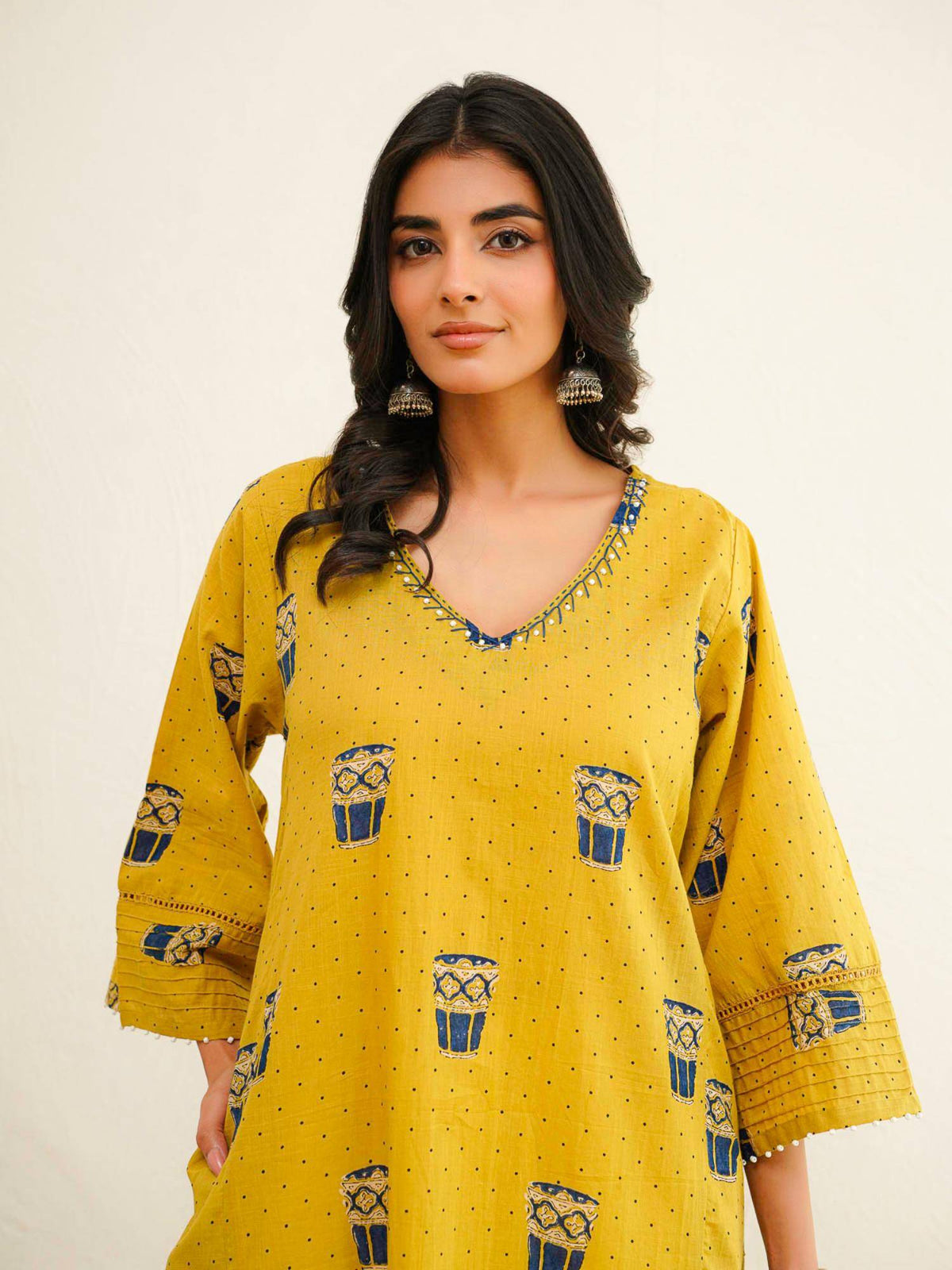 Cotton Printed Ultimate Aline Kurta for Women | U3S - view 2