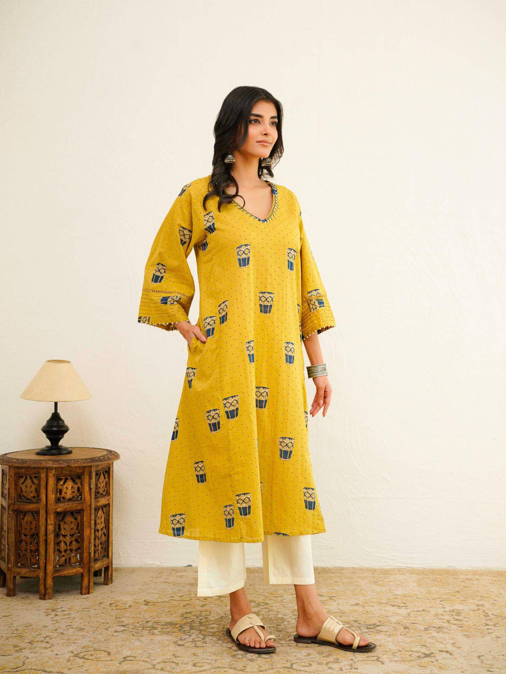 Cotton Printed Ultimate Aline Kurta for Women | KDG - view 5