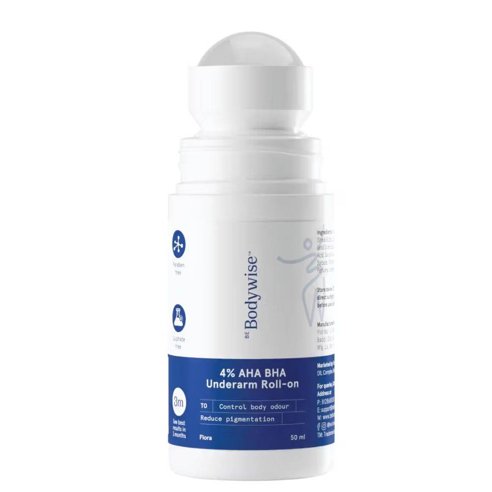 4% AHA BHA Underarm Roll On Flora - For Underarm Odour & Mild Pigmentation Pack of 2 | BWS9 - view 8