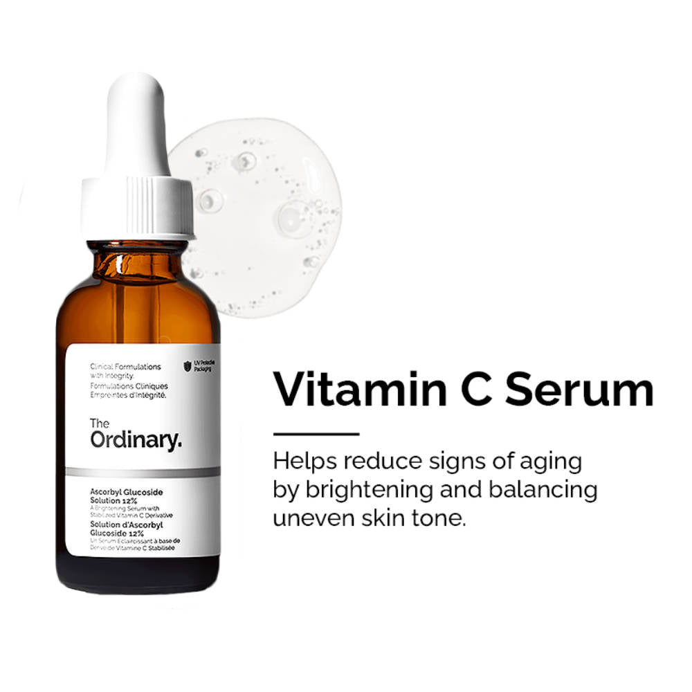 Ascorbyl Glucoside Solution 12% Brightening Vitamin C Serum For Even Skin Tone | FC3 - view 1