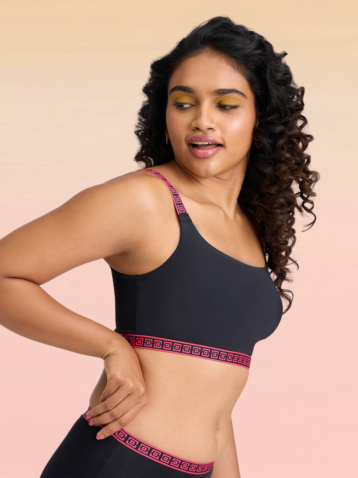 Varsity Edit Sports Bra - Dark Blue | sb09 - view 8