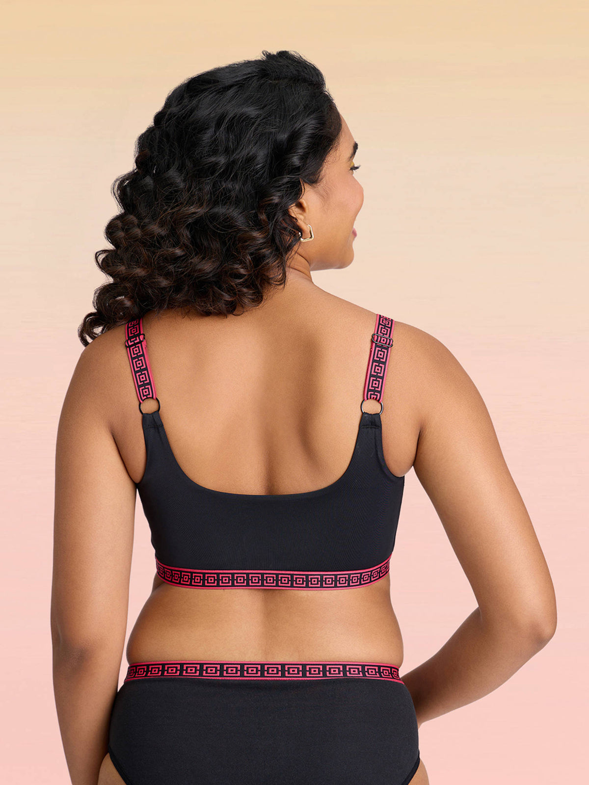 Varsity Edit Sports Bra - Dark Blue | sb09 - view 10
