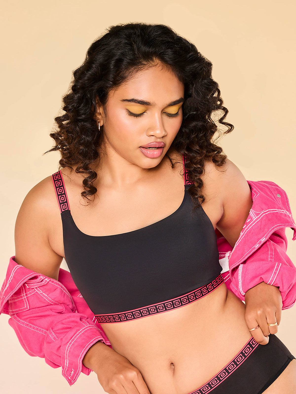 Varsity Edit Sports Bra - Red | sb09 - view 17