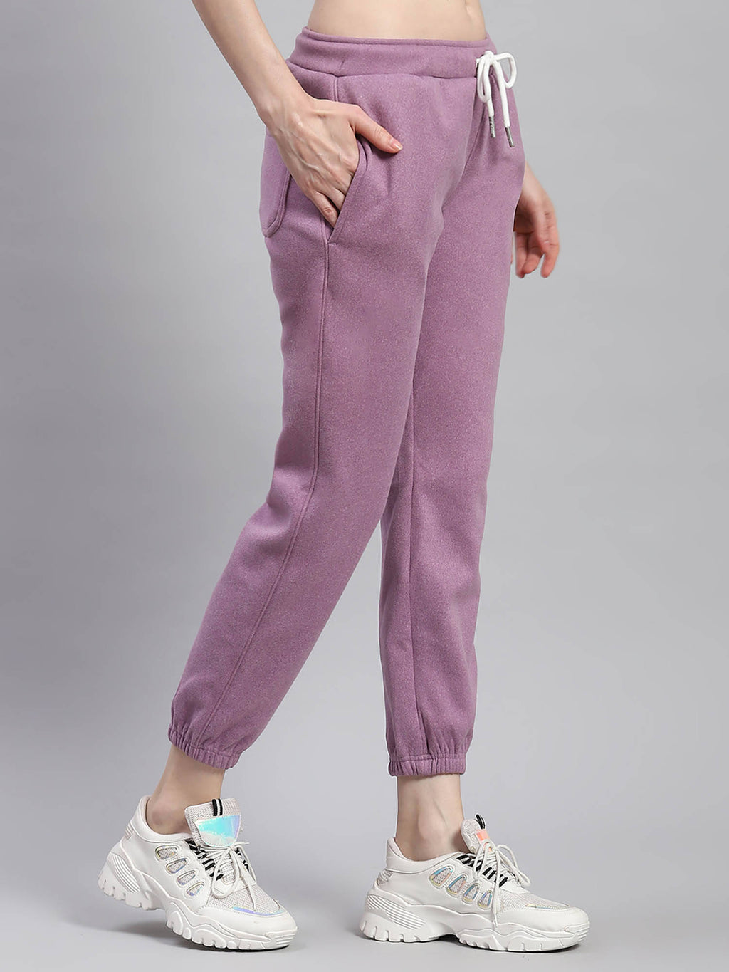 Women Solid Green Tapered Joggers | WJ89 - view 9