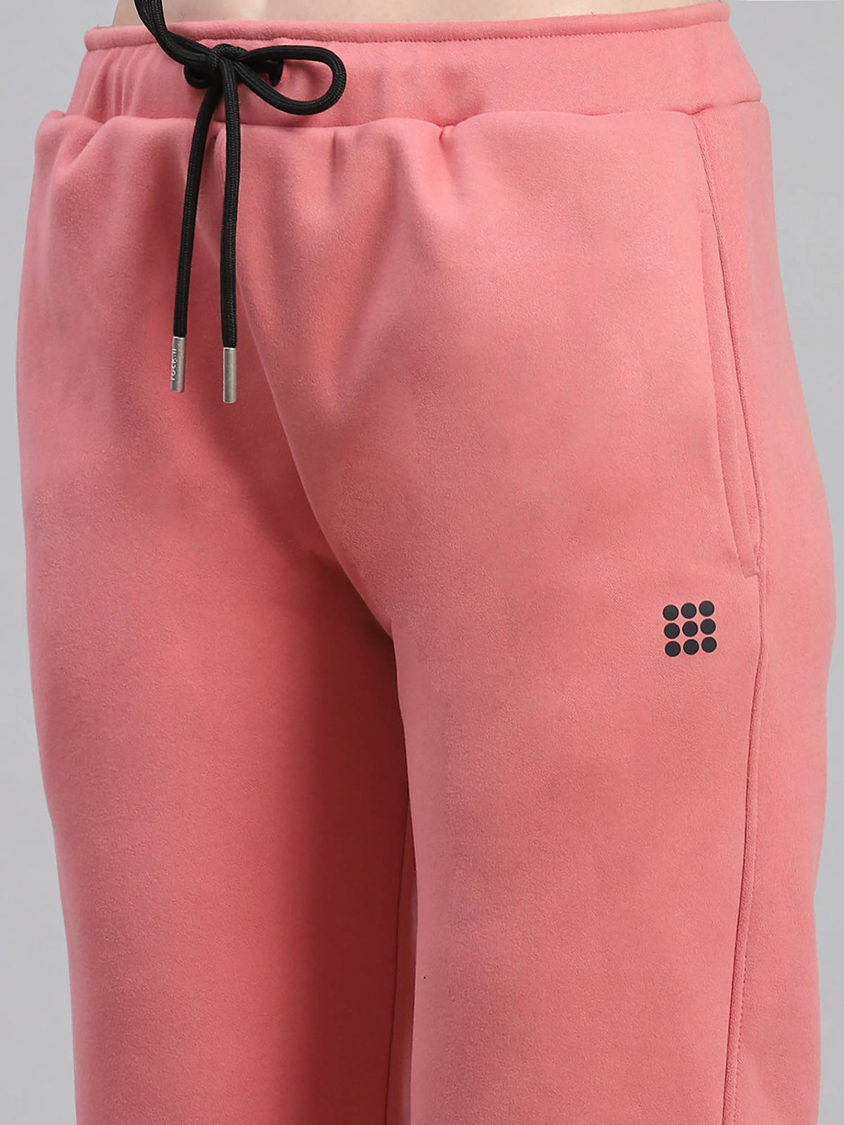 Women Solid Pink Tapered Joggers | WJ89 - view 3