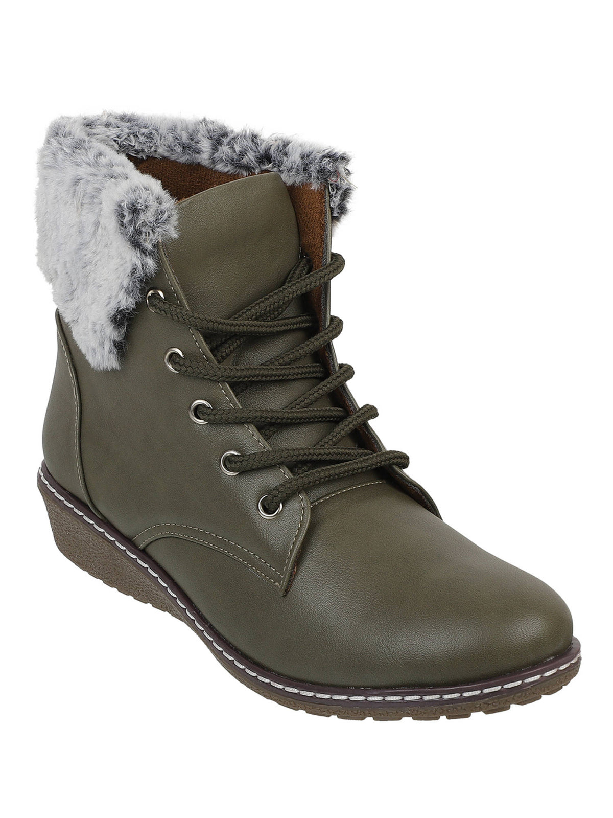 Women Black Comfort Heeled Casual Boots | BT61 - view 6