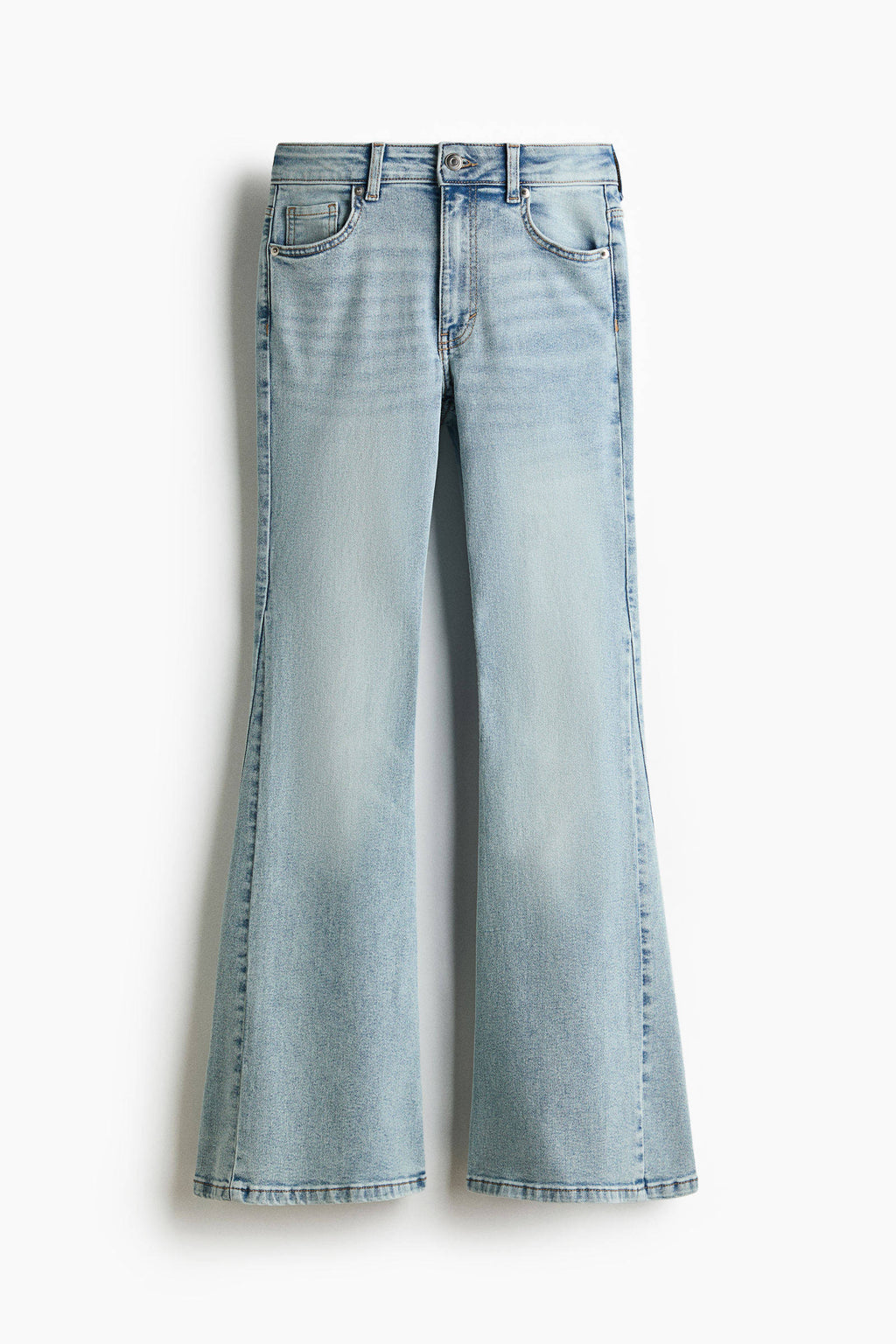 Women Blue Flared High Jeans | ST23 - view 1