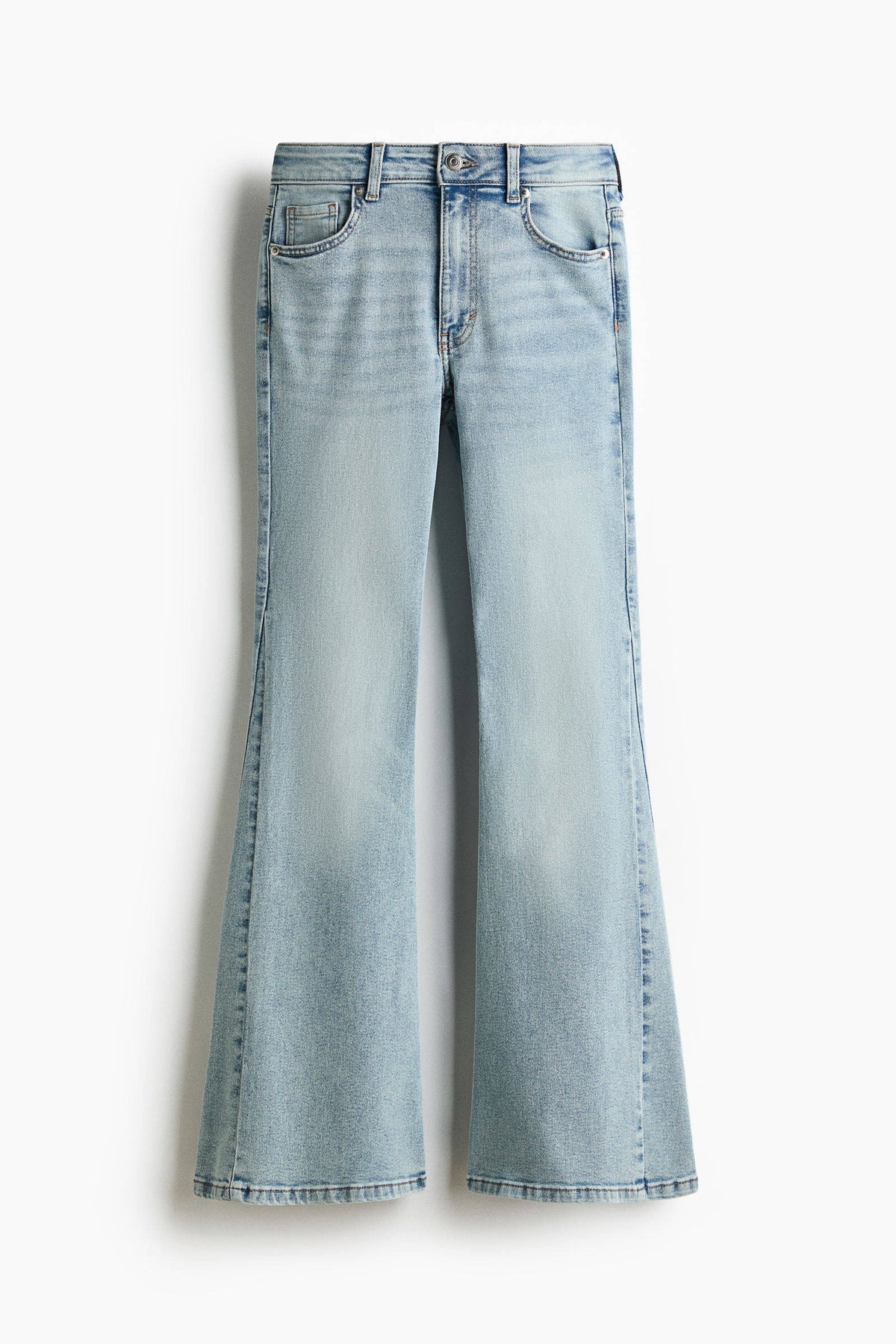 Women Blue Flared High Jeans | ST23 - view 1