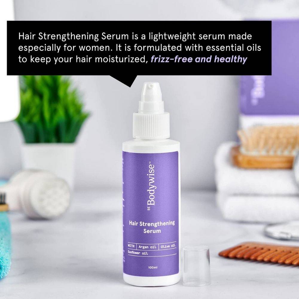 Hair Strengthening Serum for Frizz Control, Heat Protection & Instant Shine | BWS9 - view 5