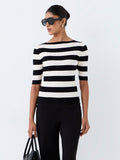 Wardrobe Black and White Striped Top