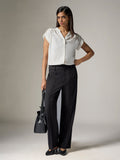Wardrobe Solid Ivory Blouse