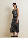 Wardrobe Black Polka Dot Printed Top