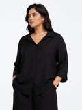 Gia Black Solid Shirt