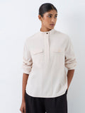 Wardrobe Ivory Solid Blouse