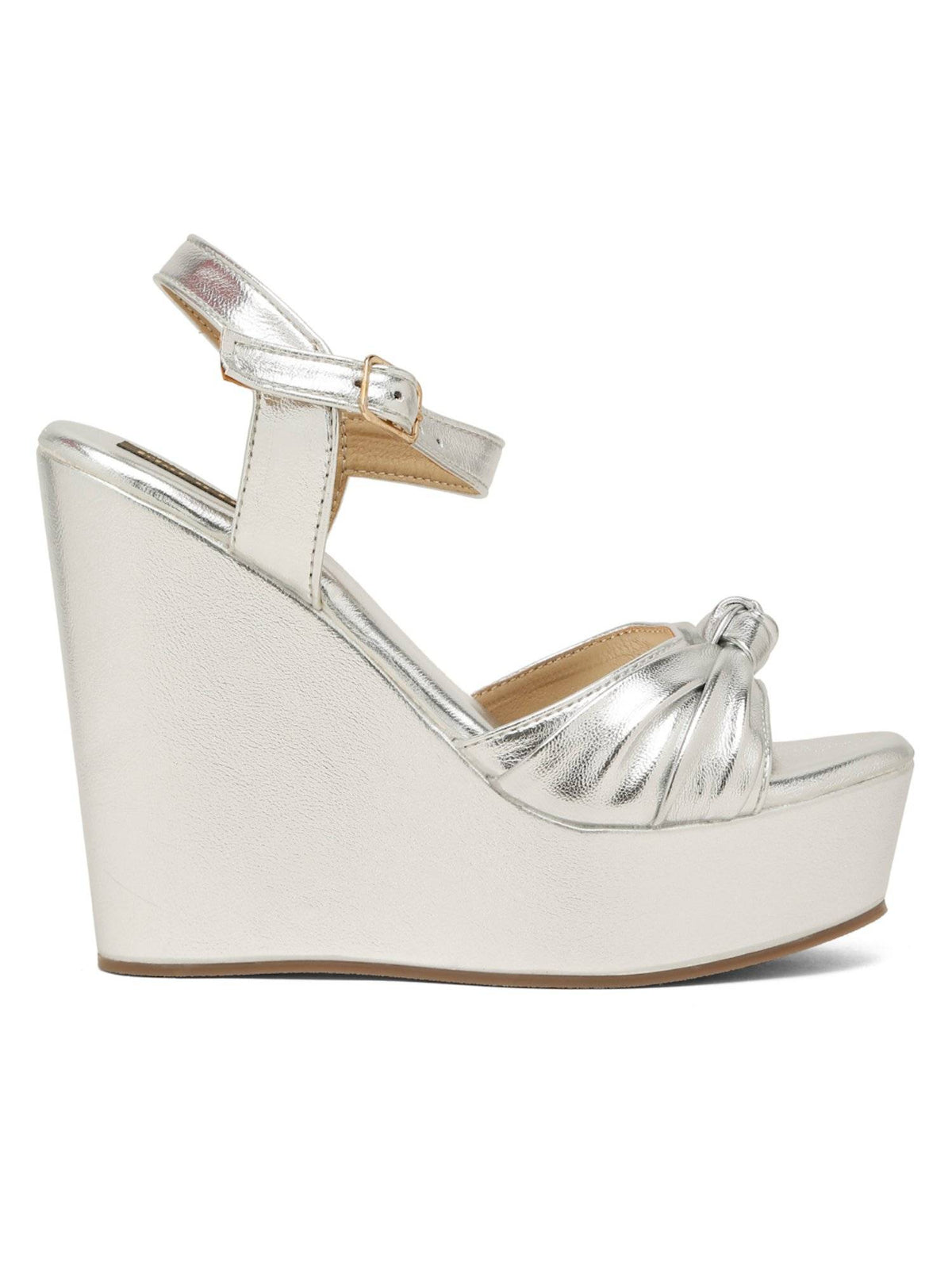 Women Gold Wedges Heels | H78 - view 10