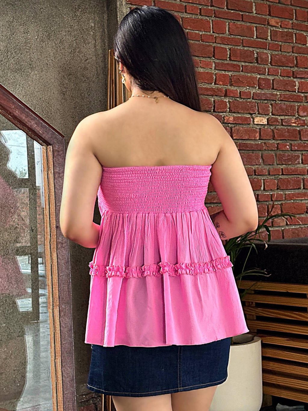 Women Charming Pink Top | TT90 - view 5