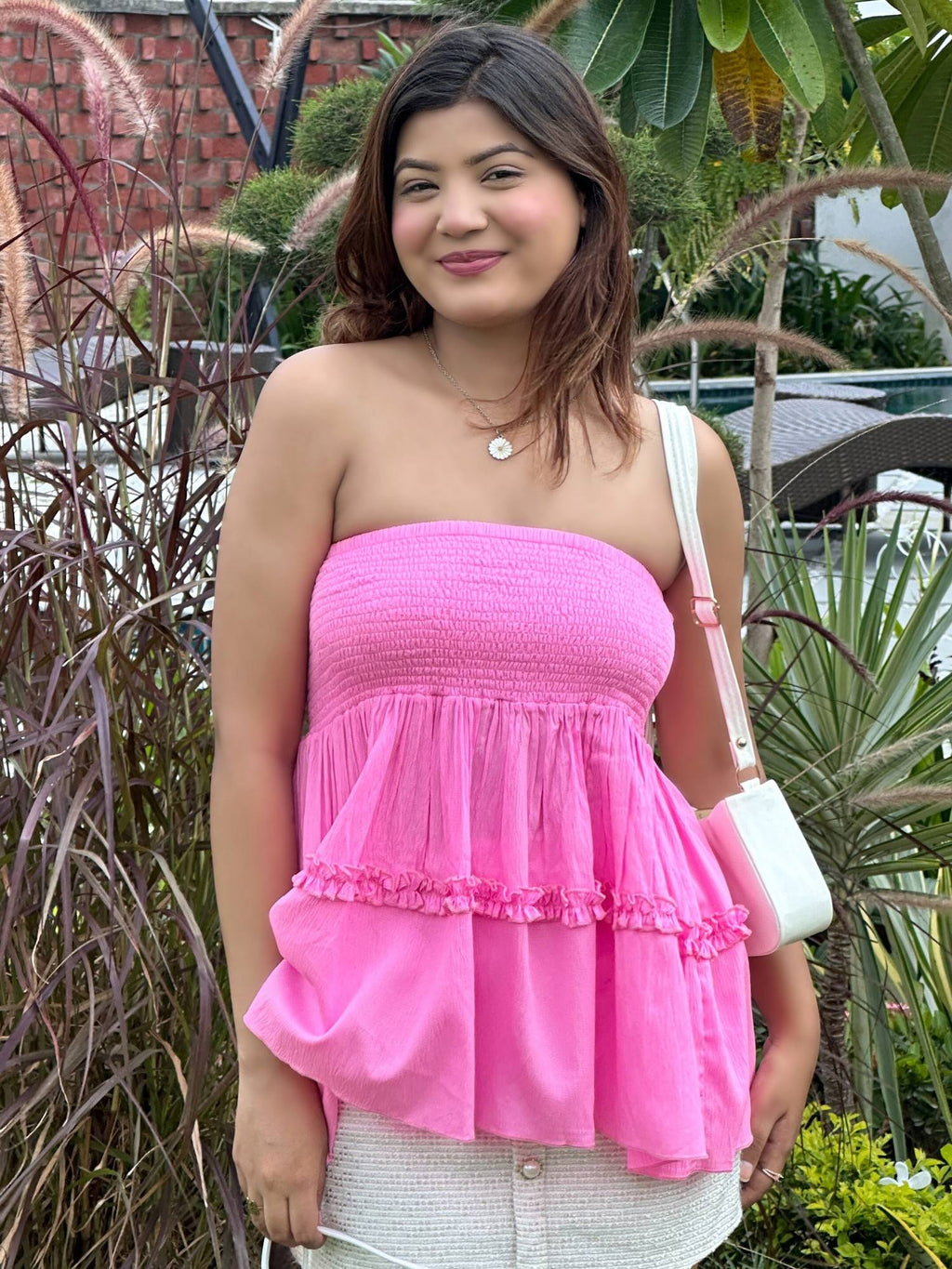 Women Charming Pink Top | TT90 - view 6