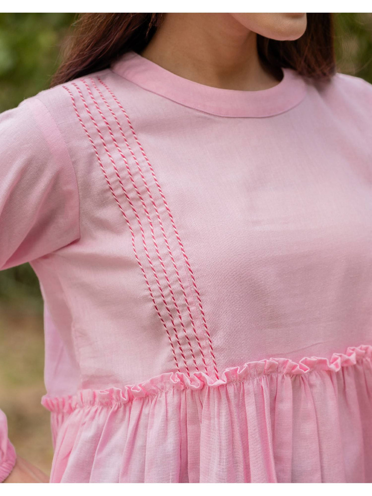 Peplum Blue Top | pt51 - view 12