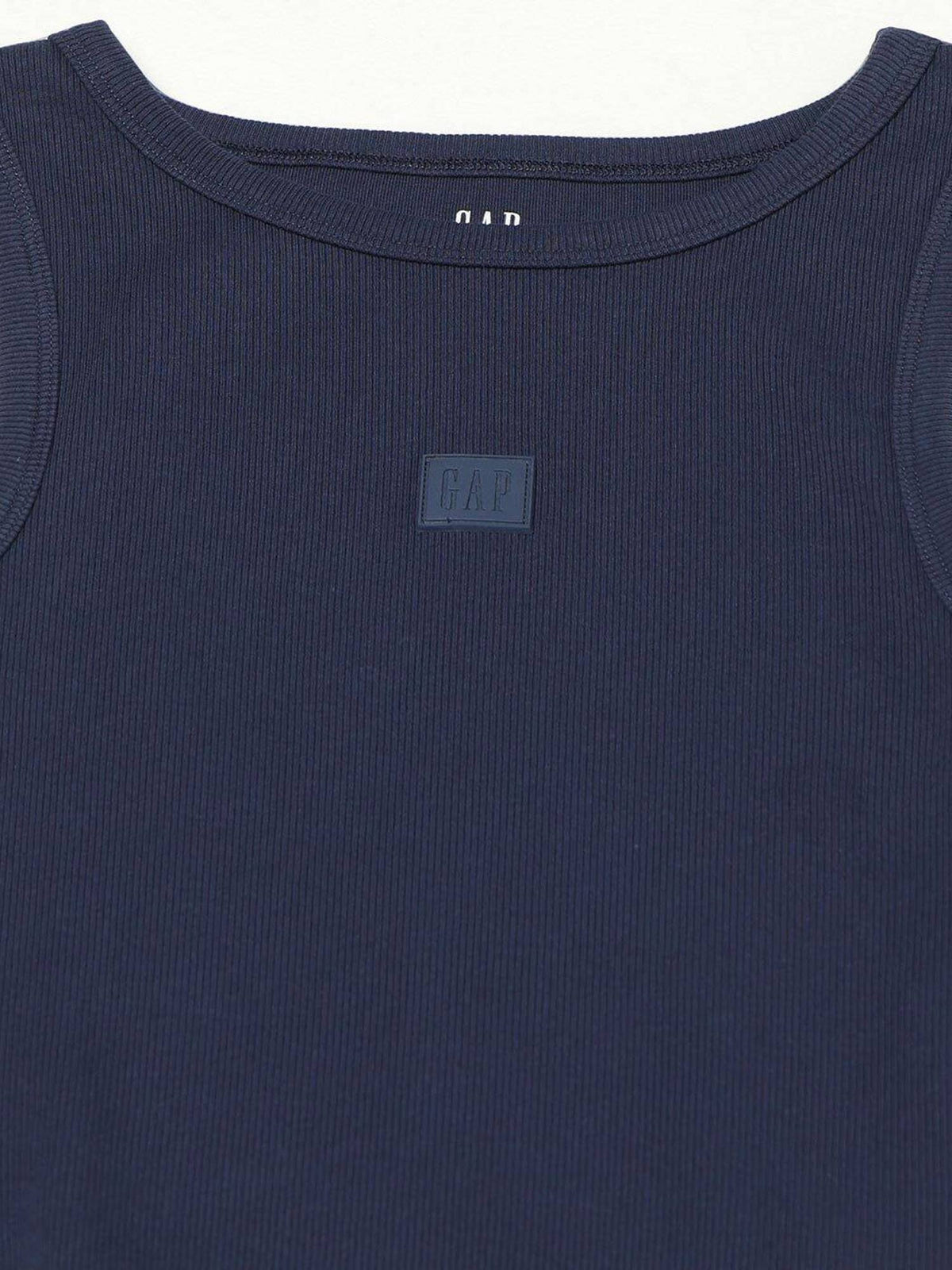 Women Navy Blue Solid Slim Tank Top | TT98 - view 3
