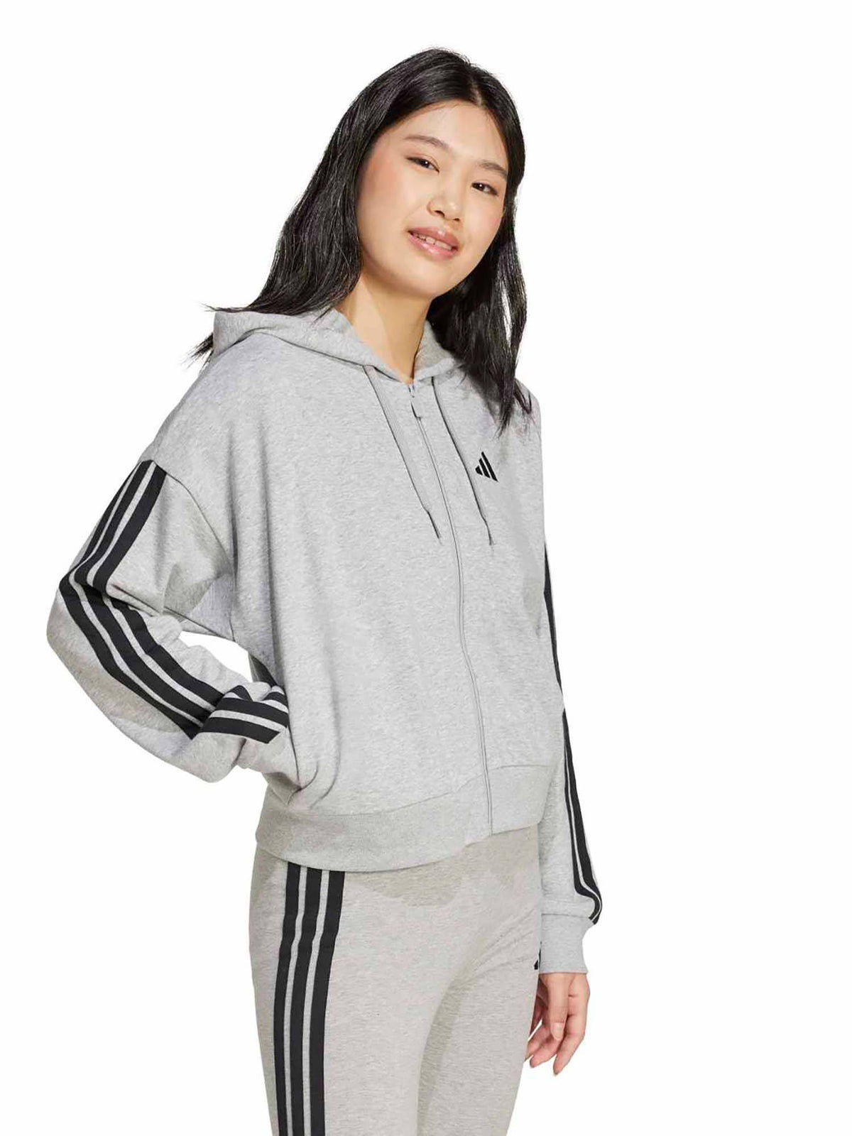 W 3S FT FZ HD Women Grey Training Jacket | JK12 - view 4