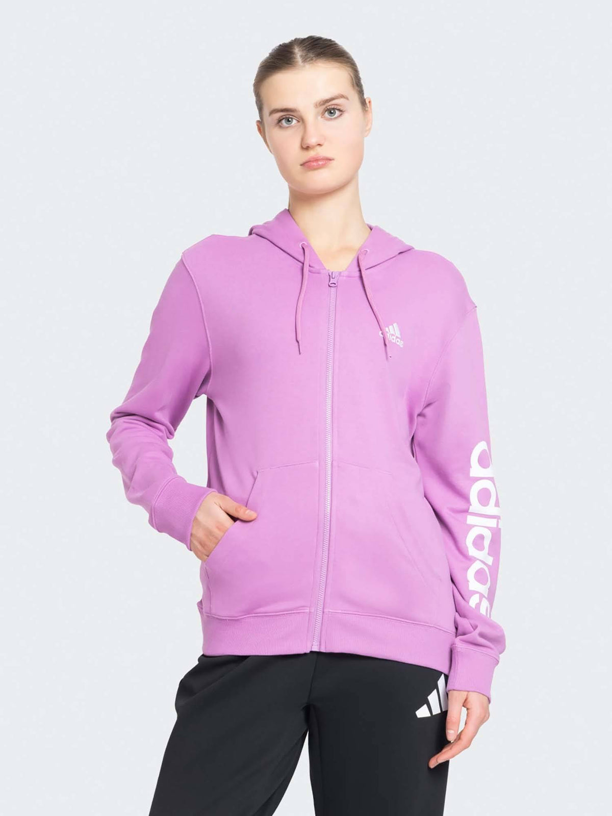 W LIN FT FZ HD Women Purple Training Jacket | JK12 - view 1