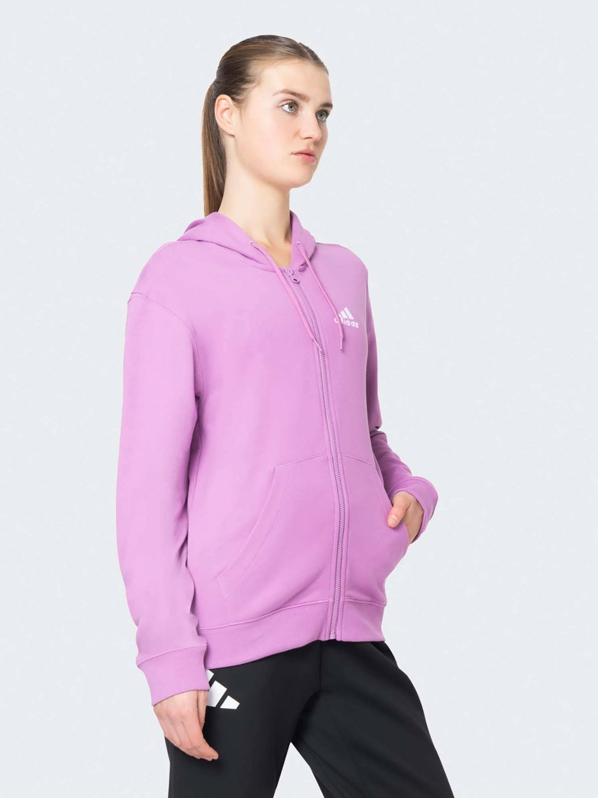 W LIN FT FZ HD Women Purple Training Jacket | JK12 - view 4