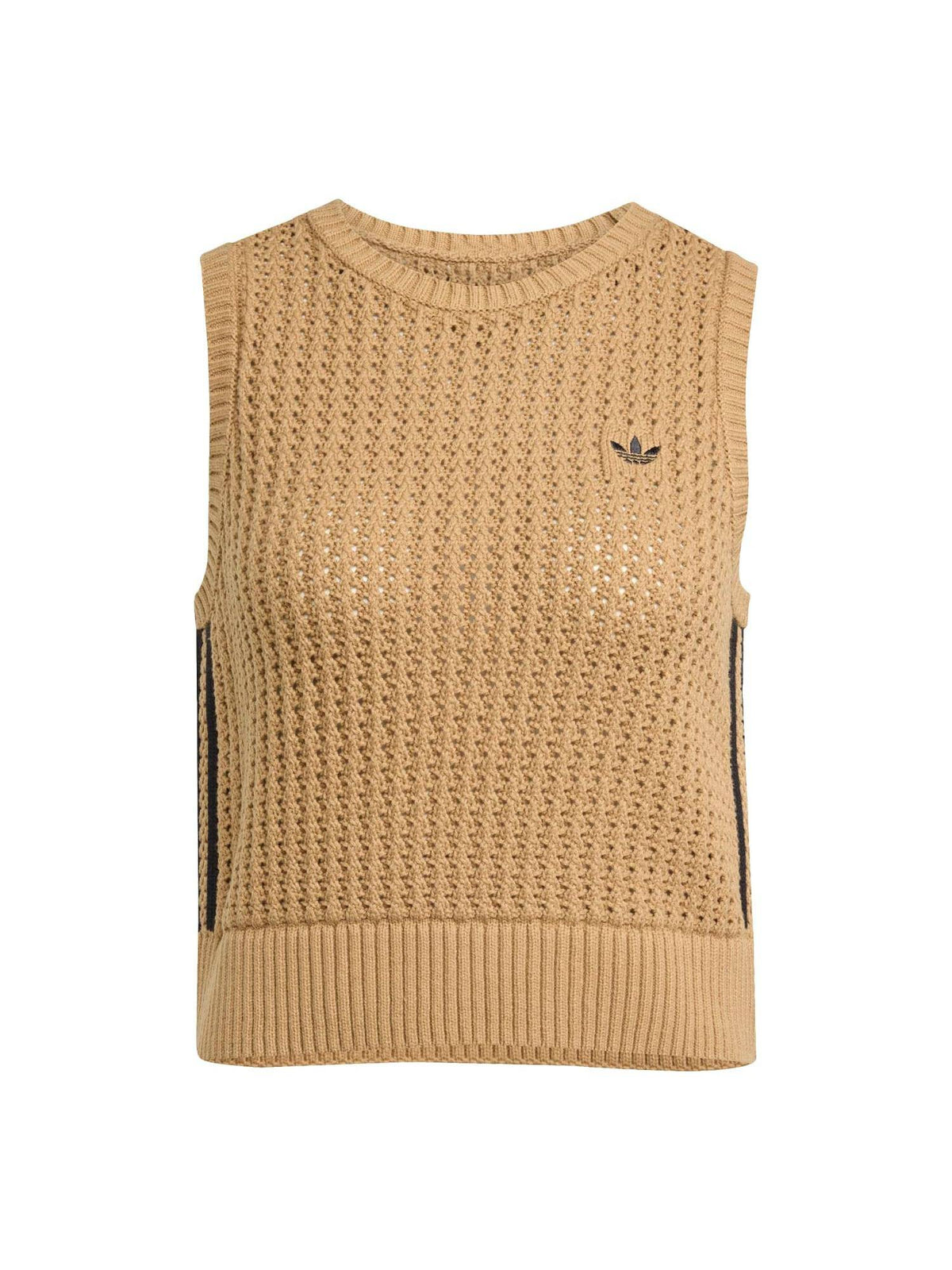 KNITTED VEST Women Brown Vest | TT89 - view 2