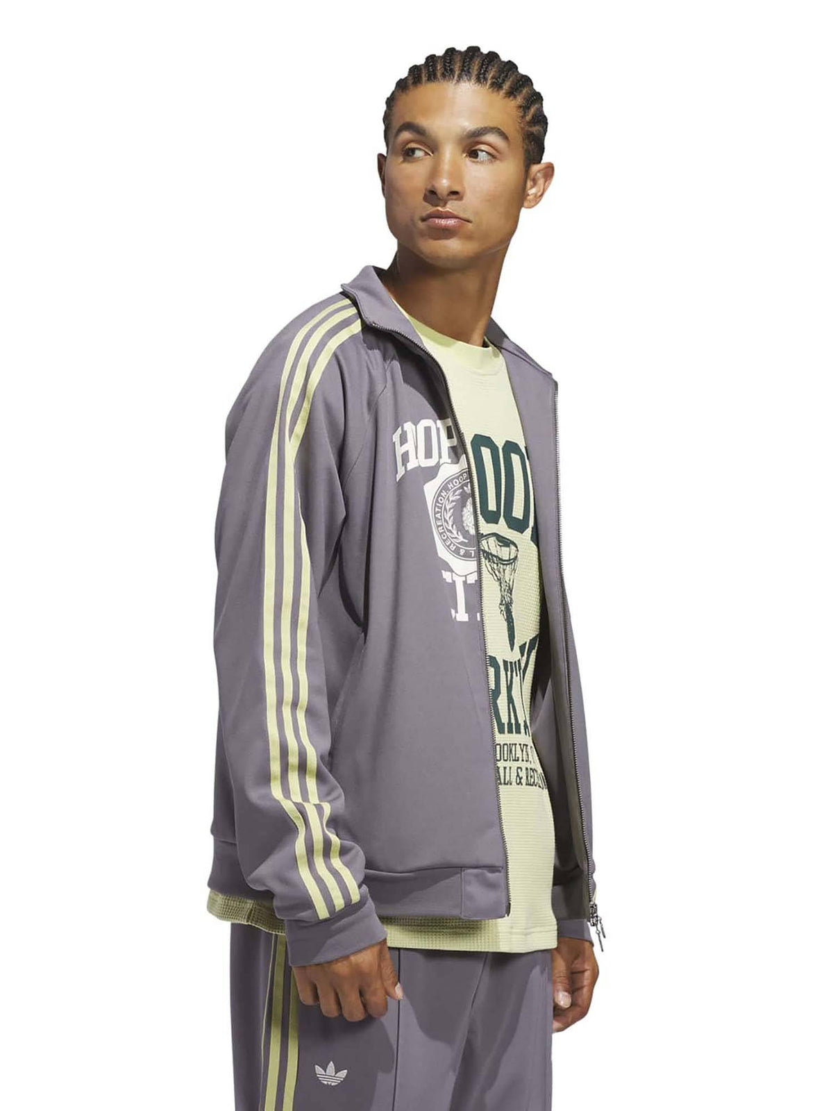 HYC TRACK JKT Unisex Grey Basketball Jacket | JK12 - view 4