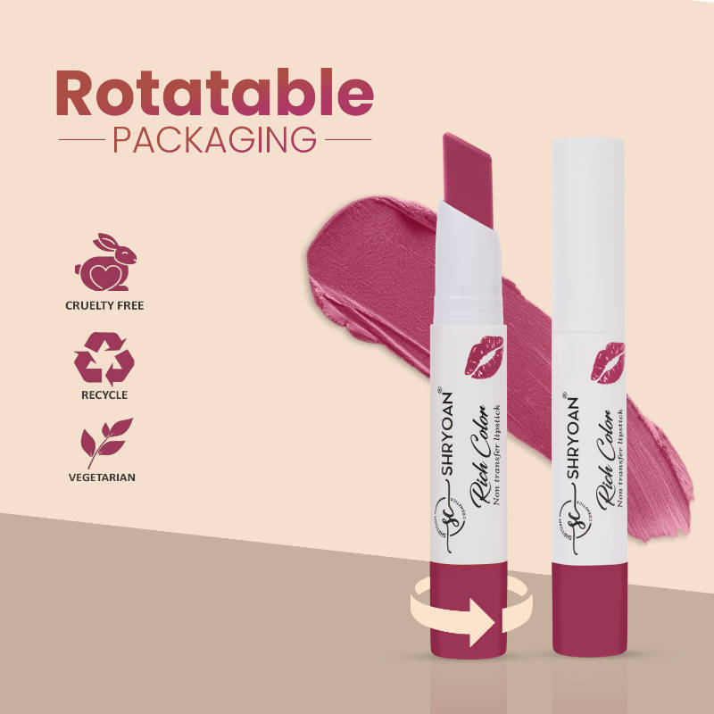 Rich Color Non-Transfer Long Stay Creamy Lipstick - Grape Fruit 15 | L12 - view 2