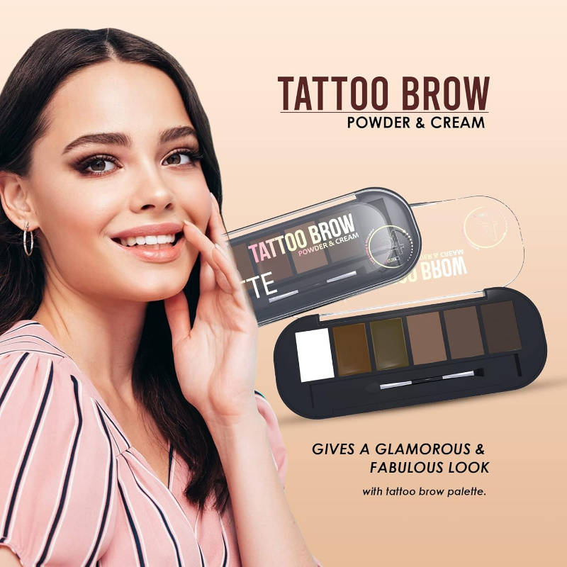 Tattoo Brow Powder & Cream Eyebrow Palette | E20 - view 4