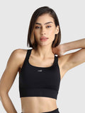 Women Teal Cross-Back Sports Bra | sb09 - view 11