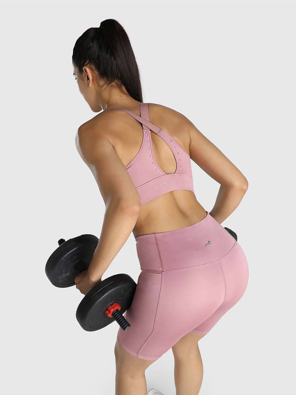 Women Black Cross-Back Sports Bra | sb09 - view 10