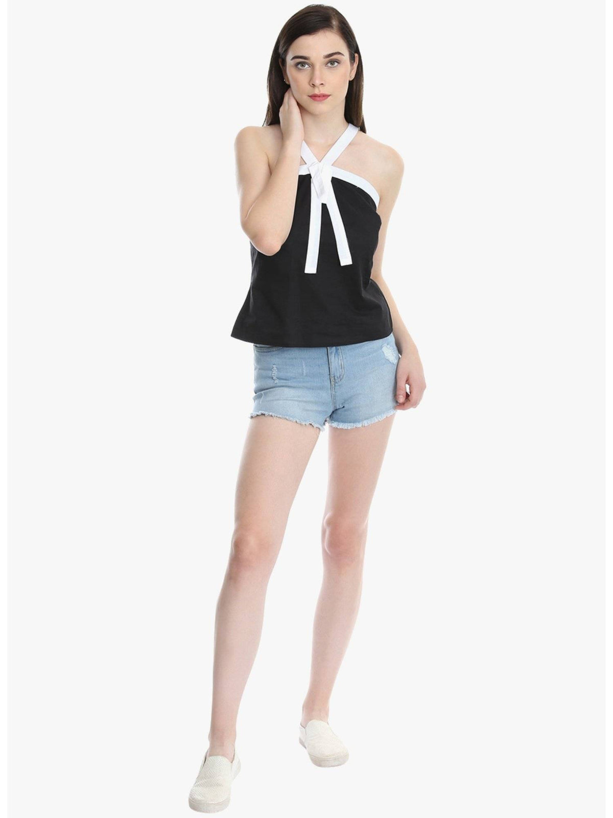 Women's Solid/Plain Top | HT67 - view 4