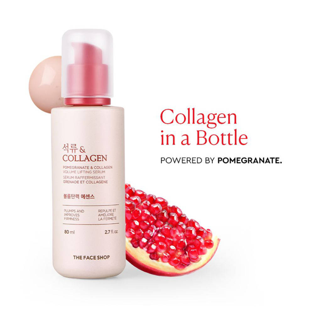 Pomegranate And Collagen Serum, With 10% Collagen & Hyaluronic Acid, For Skin Firming | Z8 - view 9