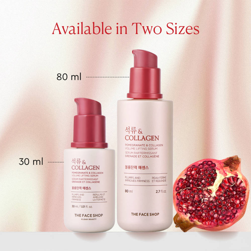 Pomegranate And Collagen Serum, With 10% Collagen & Hyaluronic Acid, For Skin Firming | Z8 - view 5