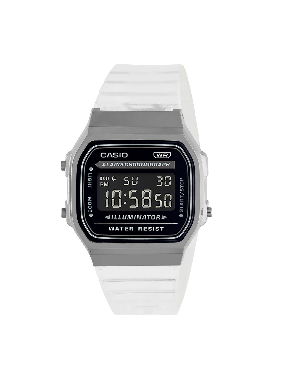 Unisex Vintage Series Black Dial Digital Watch - A168XES-1BDF | W92 - view 1