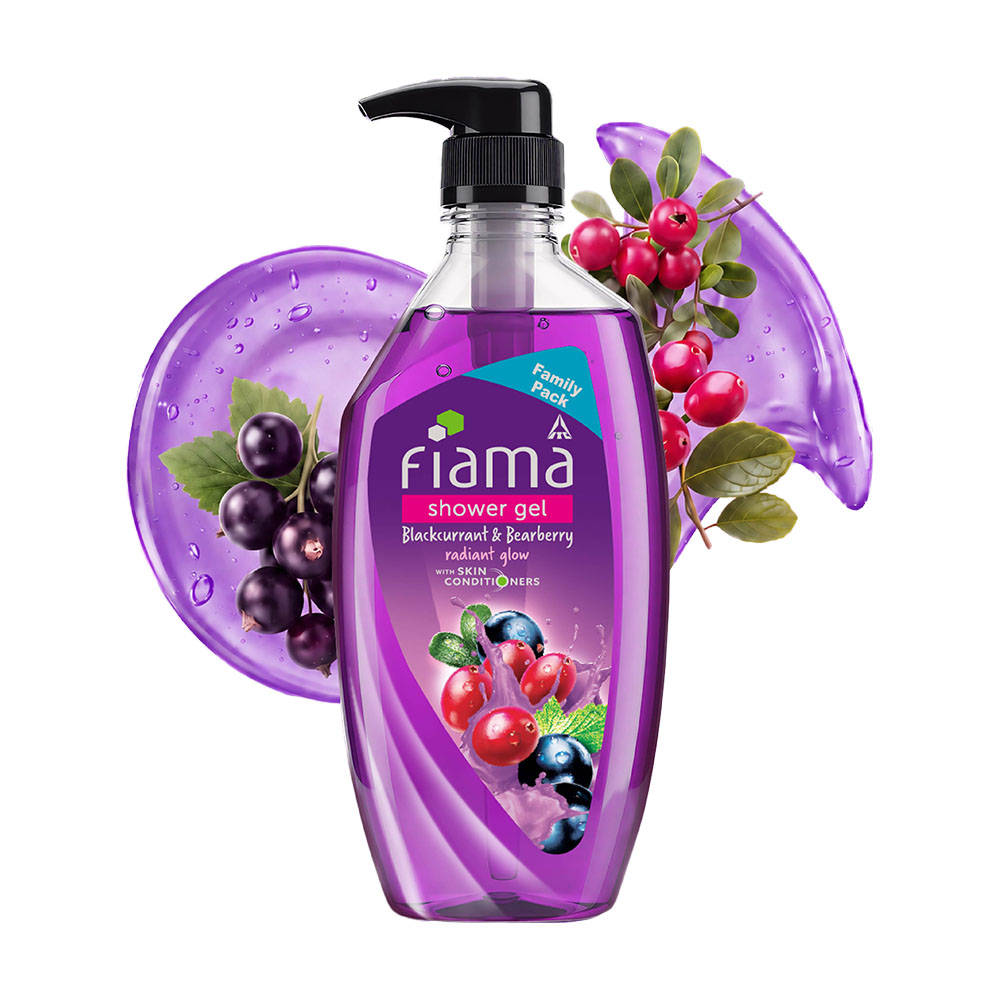 Shower Gel Blackcurrant & Bearberry Body Wash With Skin Conditioners For Radiant Glow | B20 - view 1
