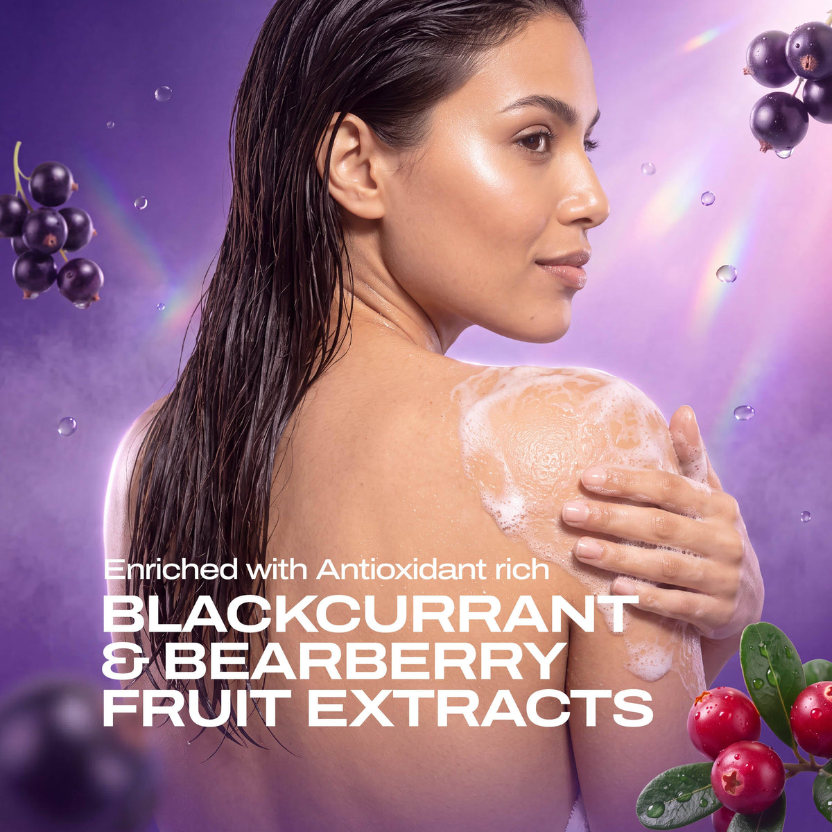 Shower Gel Blackcurrant & Bearberry Body Wash With Skin Conditioners For Radiant Glow | B20 - view 4