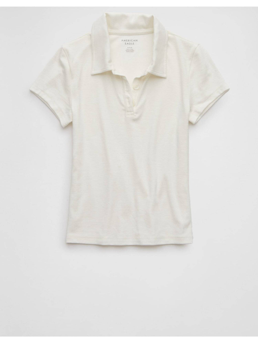 Women Off White Solid Polo T-Shirt | PW43 - view 5