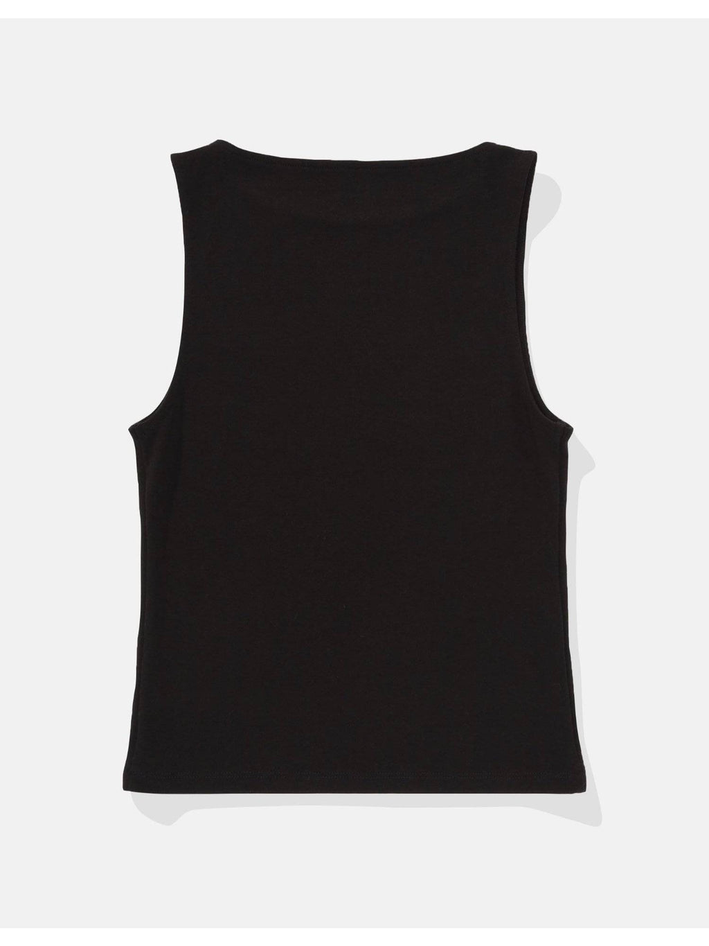 Women Black Boat Neck Tank Top | TT98 - view 4