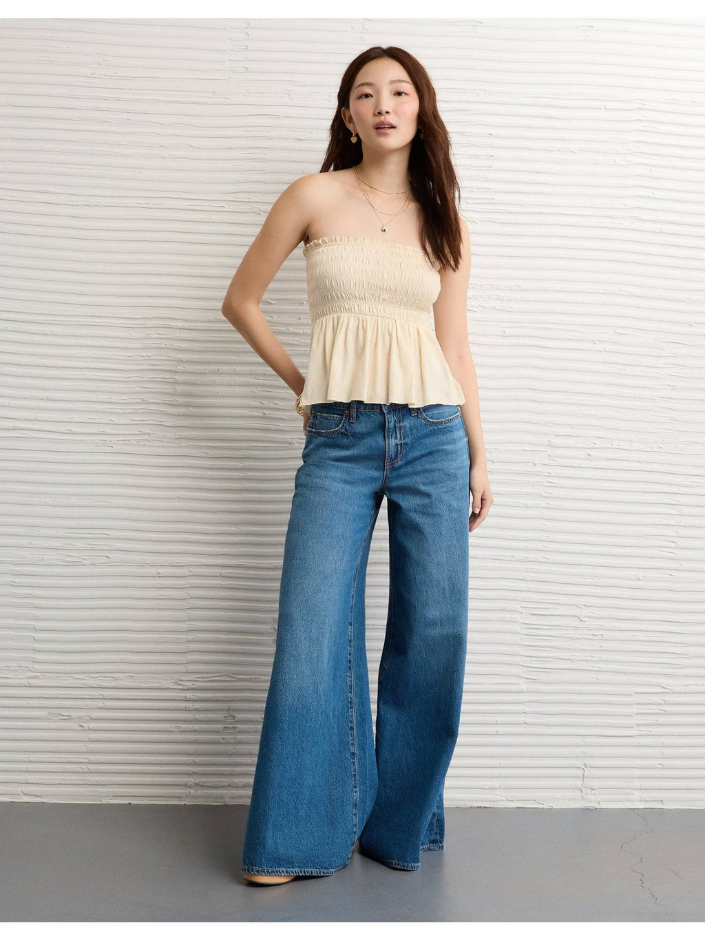 Women Cream Cami and Crop Tops | TT90 - view 1