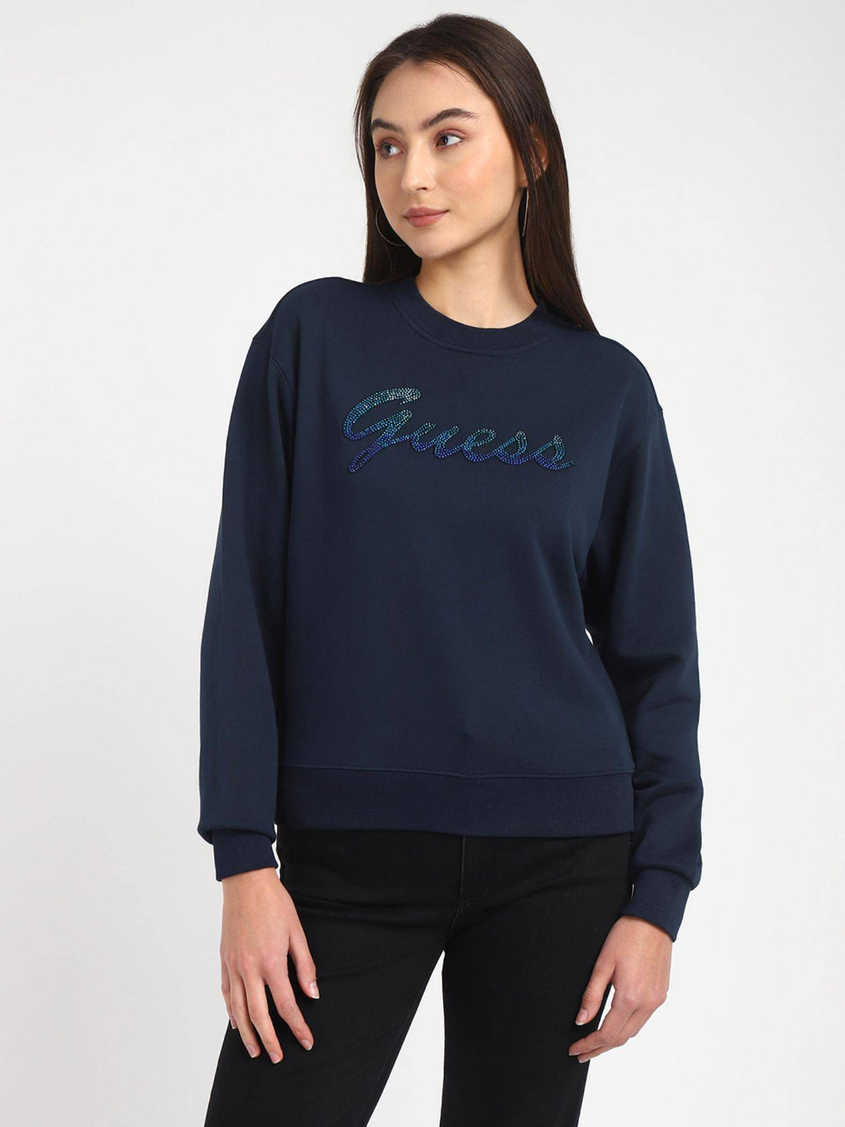 Wine Embellished Sweatshirt | SS90 - view 9