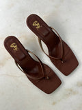 Mocha Thong Heels | H78 - view 6