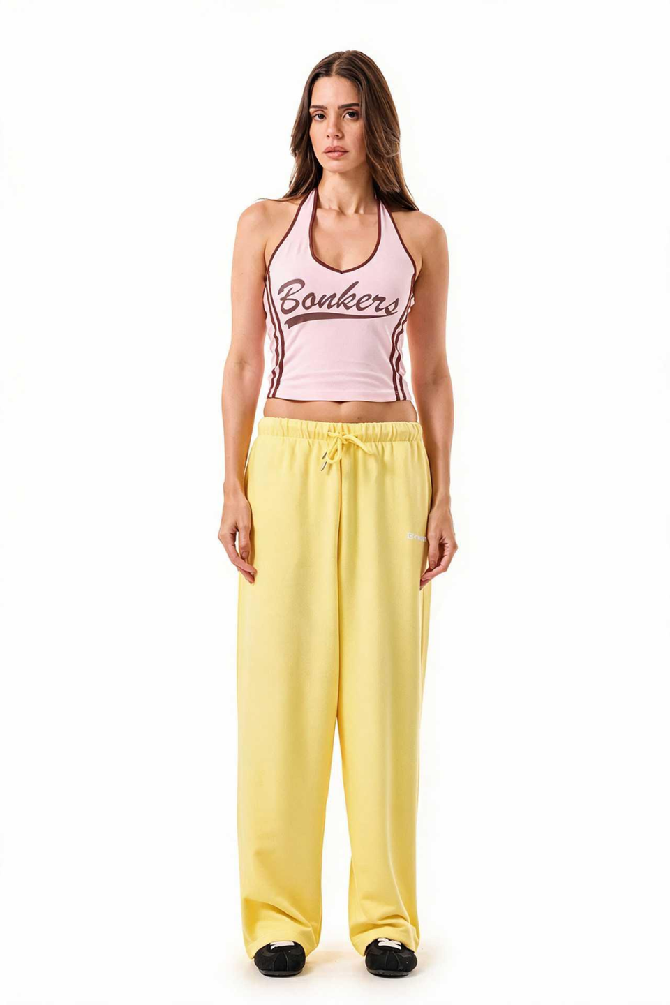 Sunshine Yellow Loose Fit Joggers JG67