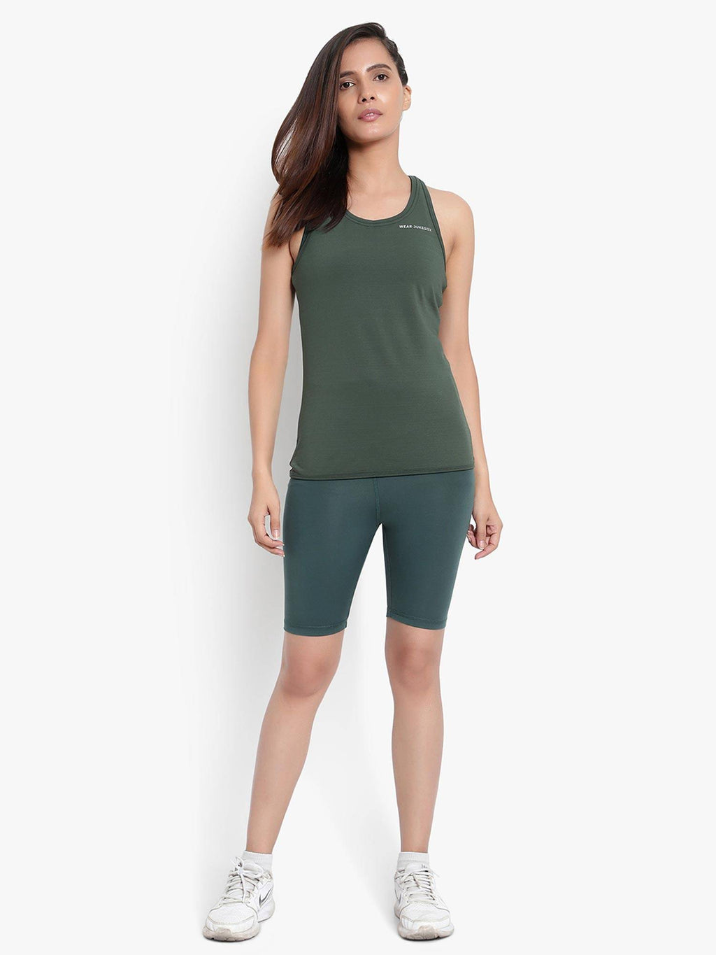 WearJukebox Easy Breezy Olive High Waist Shorts - view 5