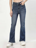 Boot Cut Mid Rise Blue Jeans | BT10 - view 1
